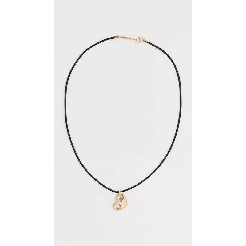 Zoe Chicco 14k Gold Large Puffed Heart Necklace