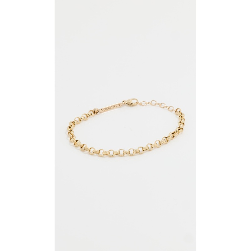 Zoe Chicco 14k Gold Large Rolo Bracelet
