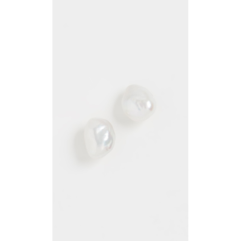 AGMES Pearl Stud Earrings
