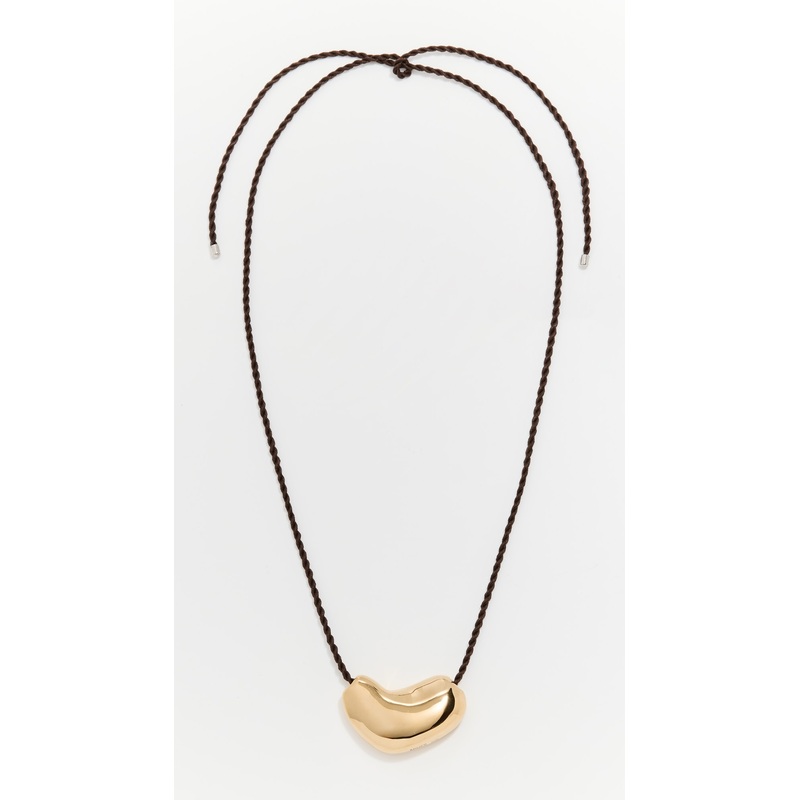 AGMES Sculpted Heart Pendant Necklace