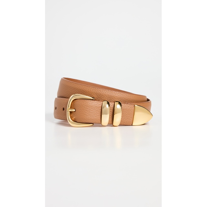 Anderson’s Narrow Calf Leather Double Fastener Belt