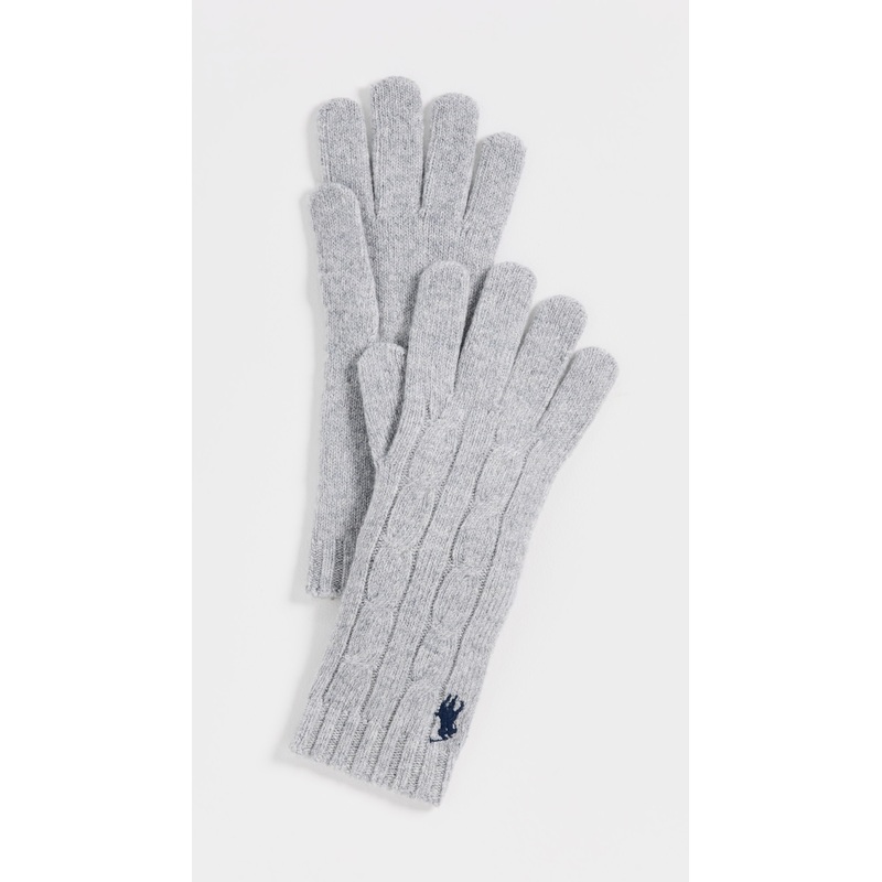 Polo Ralph Lauren Wool Cashmere Classic Cable Gloves