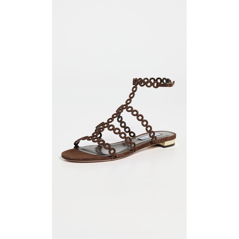 Aquazzura Infinity Chain Sandal Flats