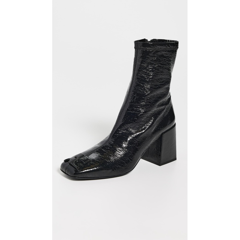 Courrges Reedition Vinyl Ankle Boots