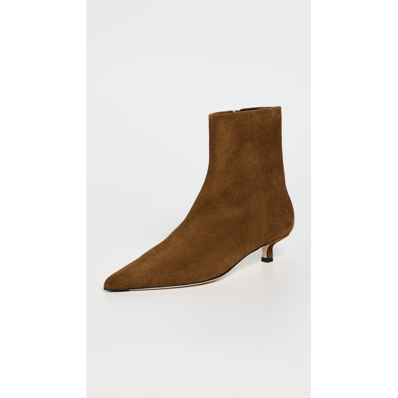 AEYDE Sofie Cow Suede Leather Tobacco Boots
