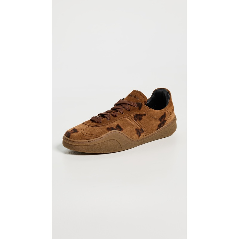 Acne Studios Bars Bear Print Winter Sneakers