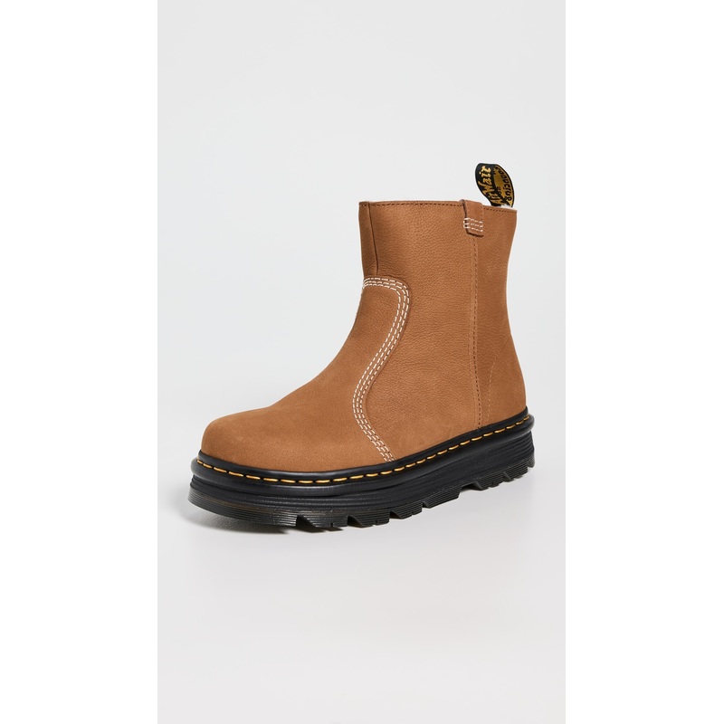Dr. Martens Zebzag Rigger Slip On Nubuck Boots