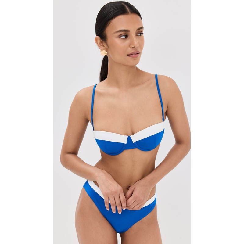 STAUD Jo Balconette Bikini Top