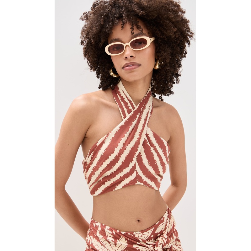 Dress To Crossover Crepe Top