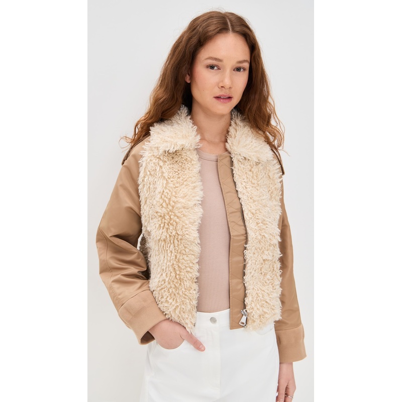ESSENTIEL ANTWERP Heldin Faux Fur Jacket