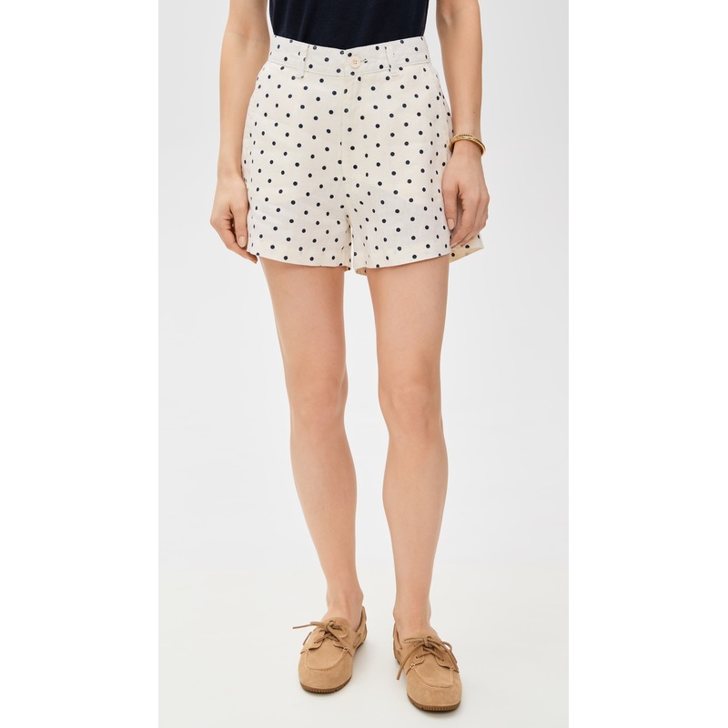 DL1961 Taylor Ultra High Rise Linen Shorts