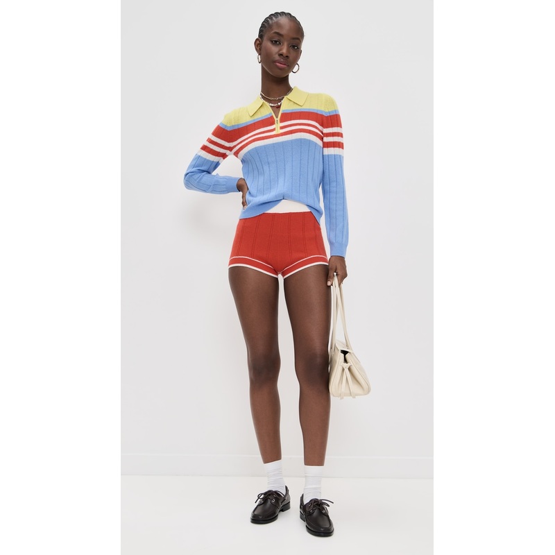 Guest in Residence Racer Cashmere Shorts