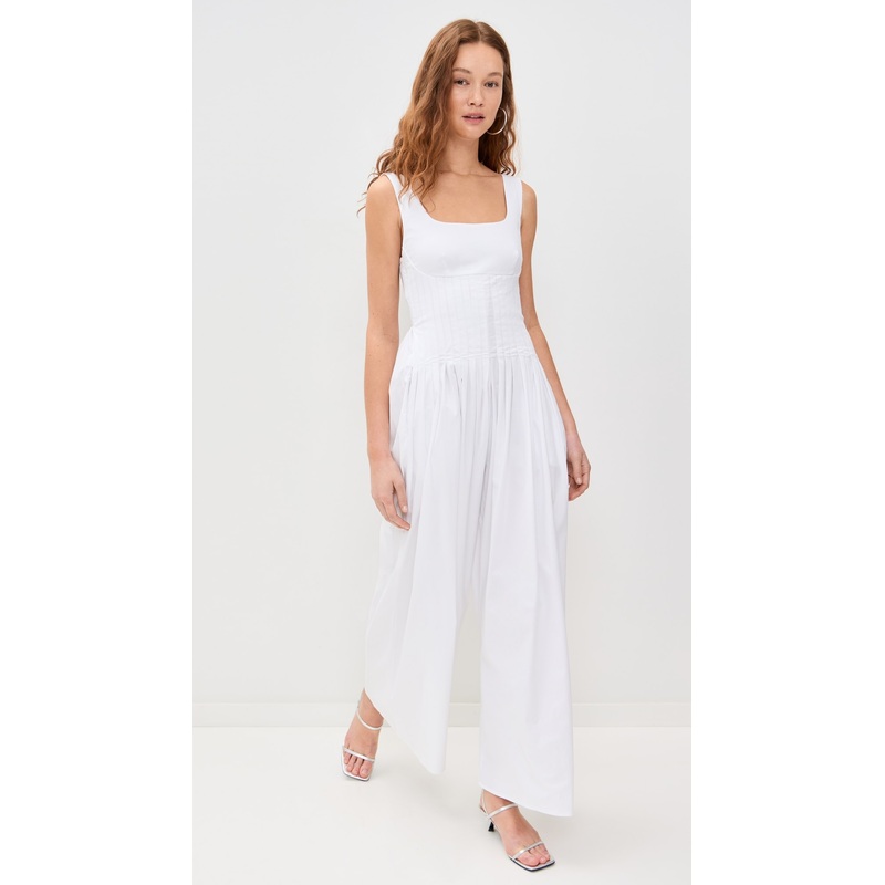 Line & Dot Abbott Pleated Jumpsuit