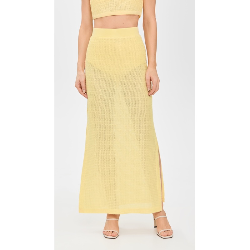 SIMKHAI Nicky Midi Skirt