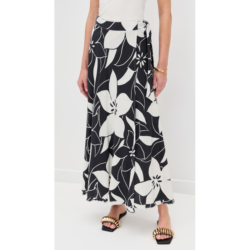 Z Supply Salerno Madero Wrap Skirt