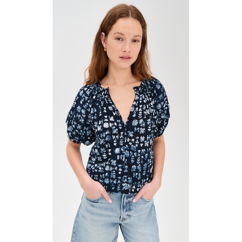 Apiece Apart Caminitas Puff Sleeve Top