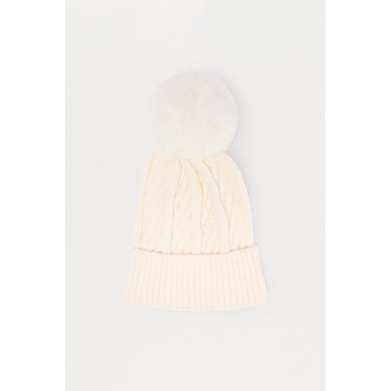 Warm Feeling Beanie – White