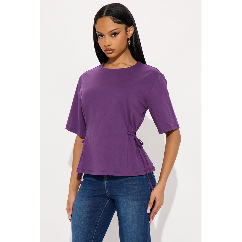 Whole Attitude Short Sleeve Tshirt – Purple