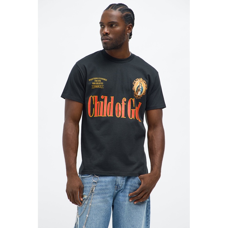 Child Of God Repent Short Sleeve Tee – Black