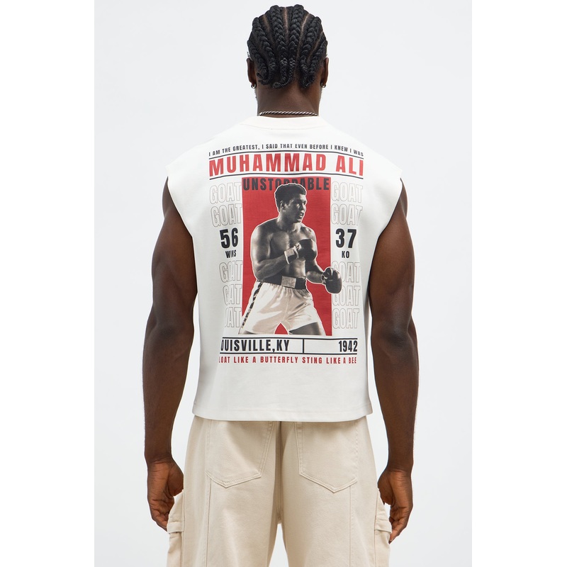 Greatest Of All Time Muscle Tee – Cream