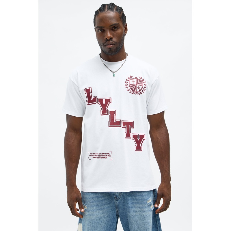 Loyalty University Short Sleeve Tee – White