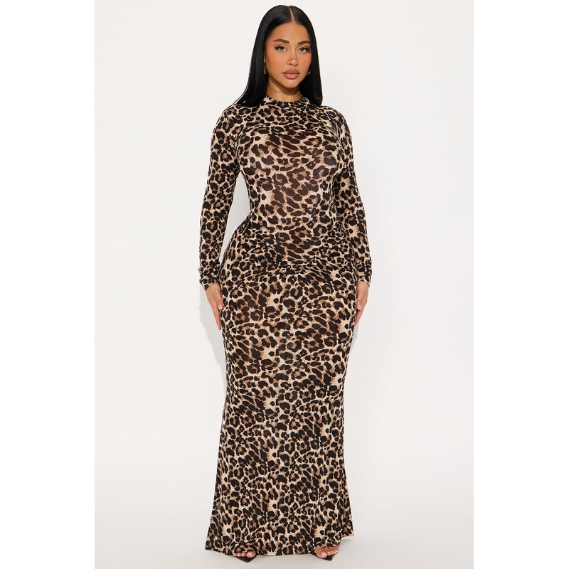 Modestly Wild Maxi Dress – Leopard