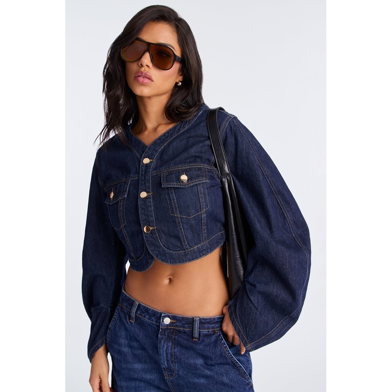 London Denim Jacket – Dark Wash