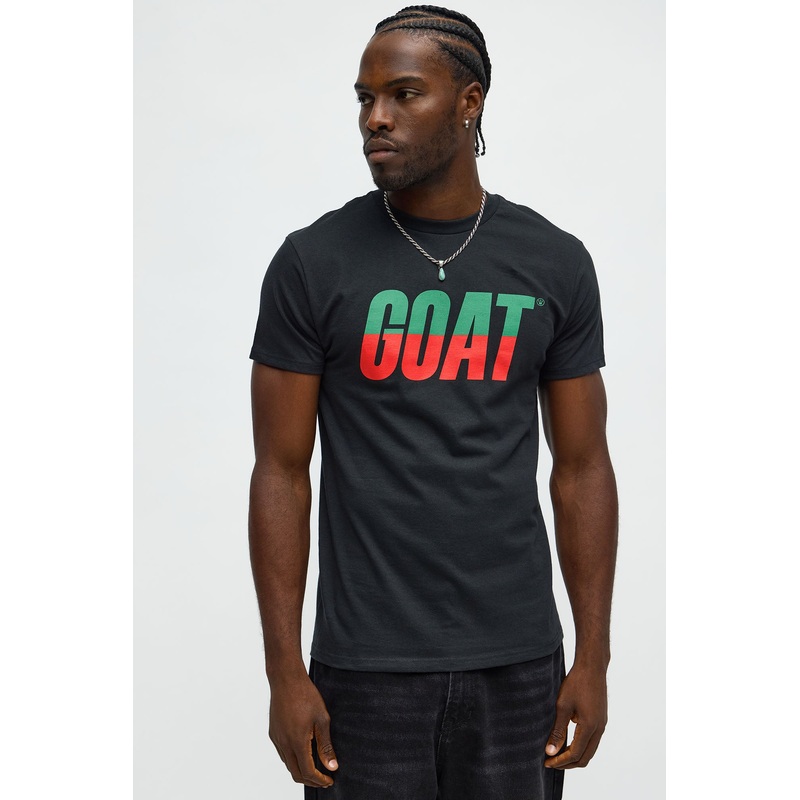 Lux GOAT Short Sleeve Tee – Black