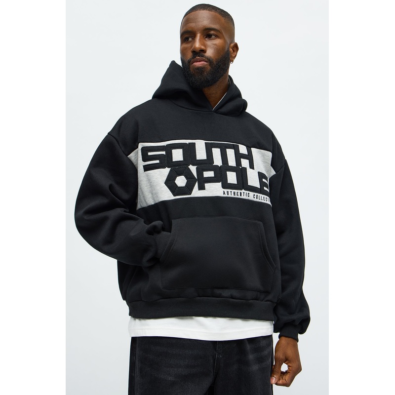Southpole Logo Hoodie – Black