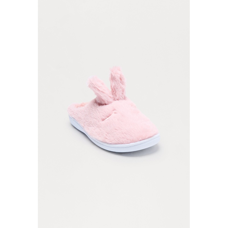 Trix Faux Fur Slippers – Pink