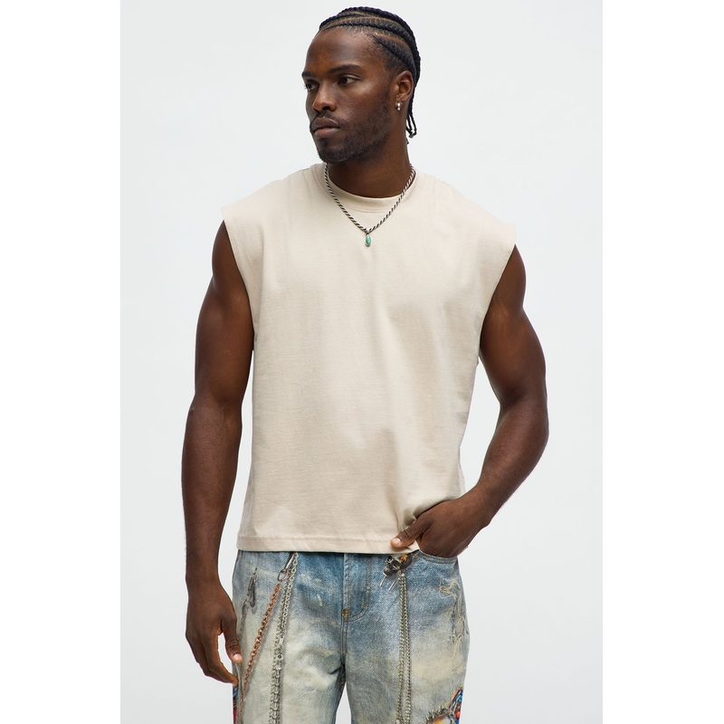 Forte Muscle Tee – Taupe