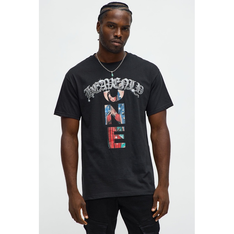 Heavenly One Protect Me Short Sleeve Tee – Black