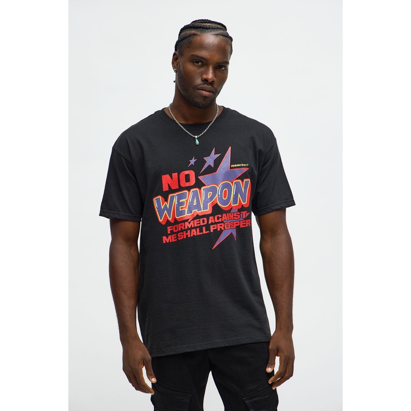 Isaiah 54 Verse 17 NJKV Short Sleeve Tee – Black