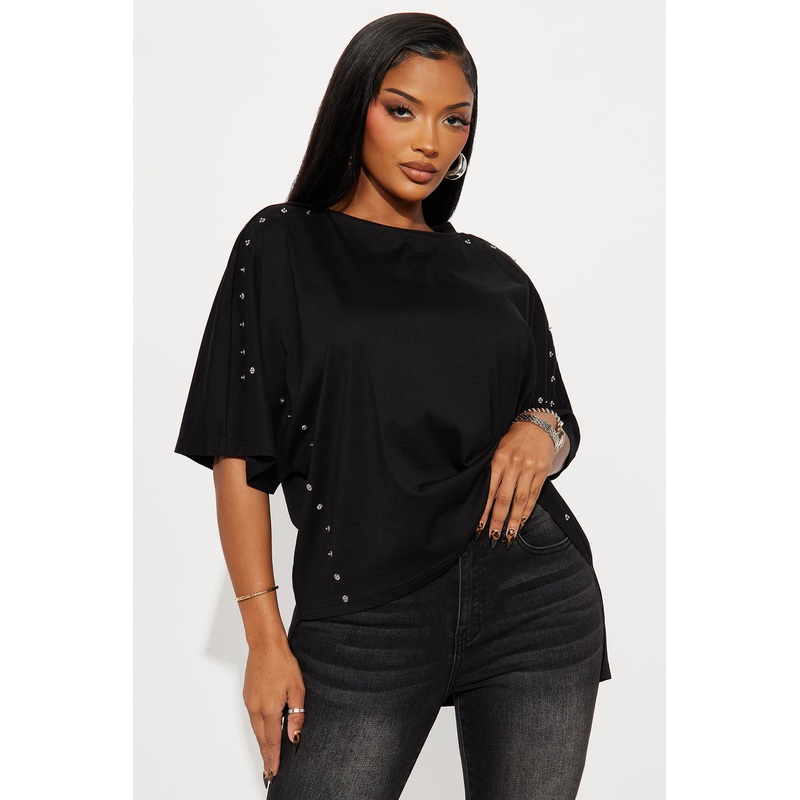 Tanith Short Sleeve Tshirt – Black