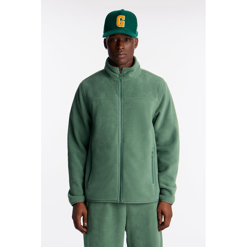 Core Microfleece Zip Jacket – Green