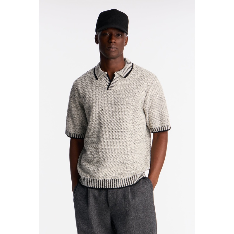 Knit Mercer Johnny Polo – Black