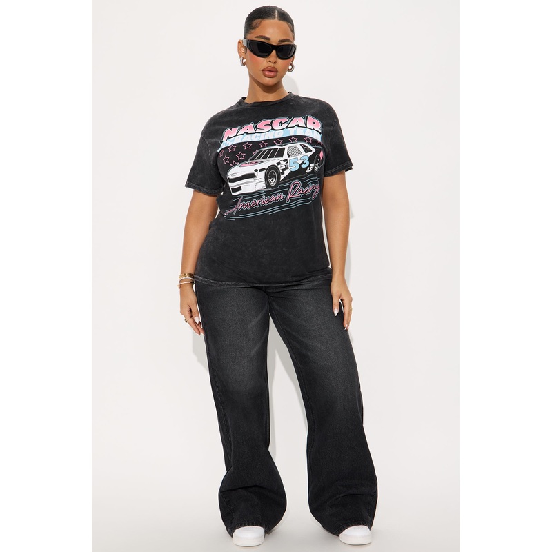 Nascar Racing Team Washed Tee – Black