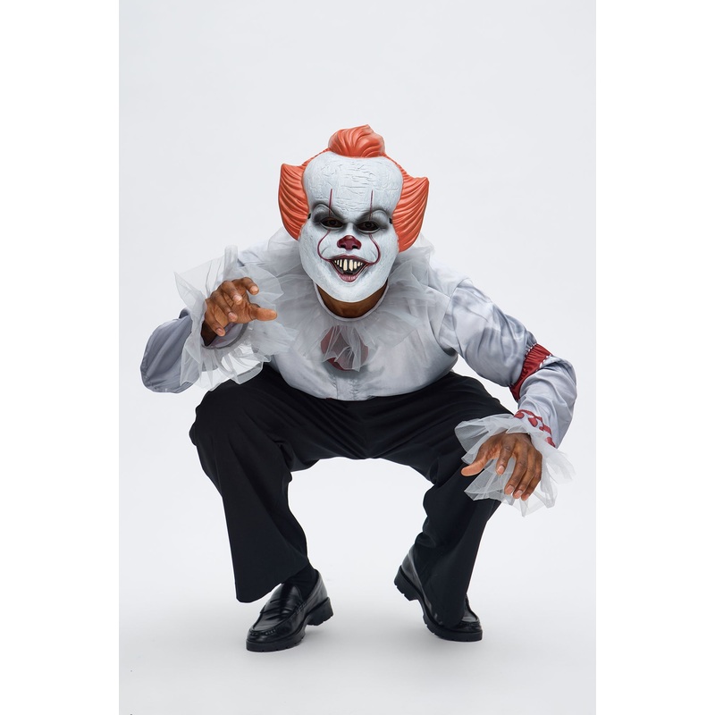 Pennywise 2 Piece Costume Set – White/combo