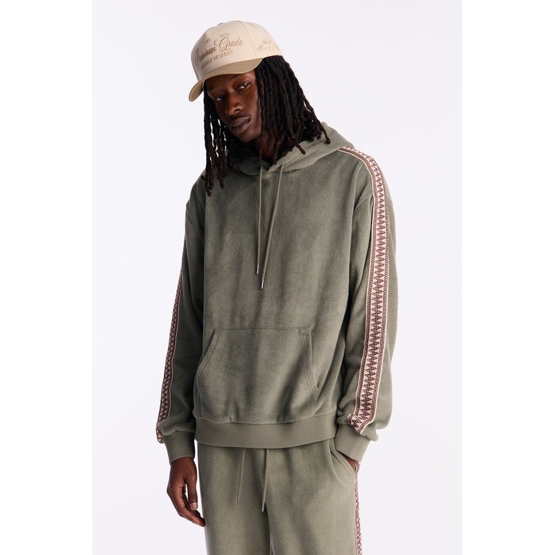 Wooley Taped Hoodie – Green