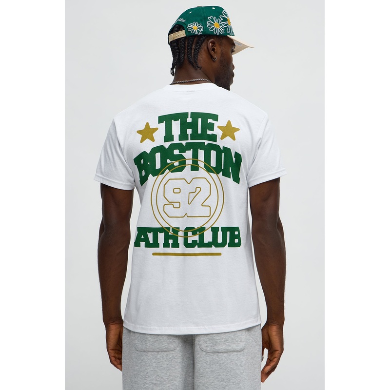 Boston Athletic Club Short Sleeve Tee – White