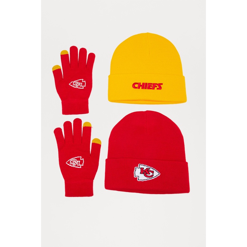 Classic Kansas City Chiefs Beanie 2 Pack – Red/combo