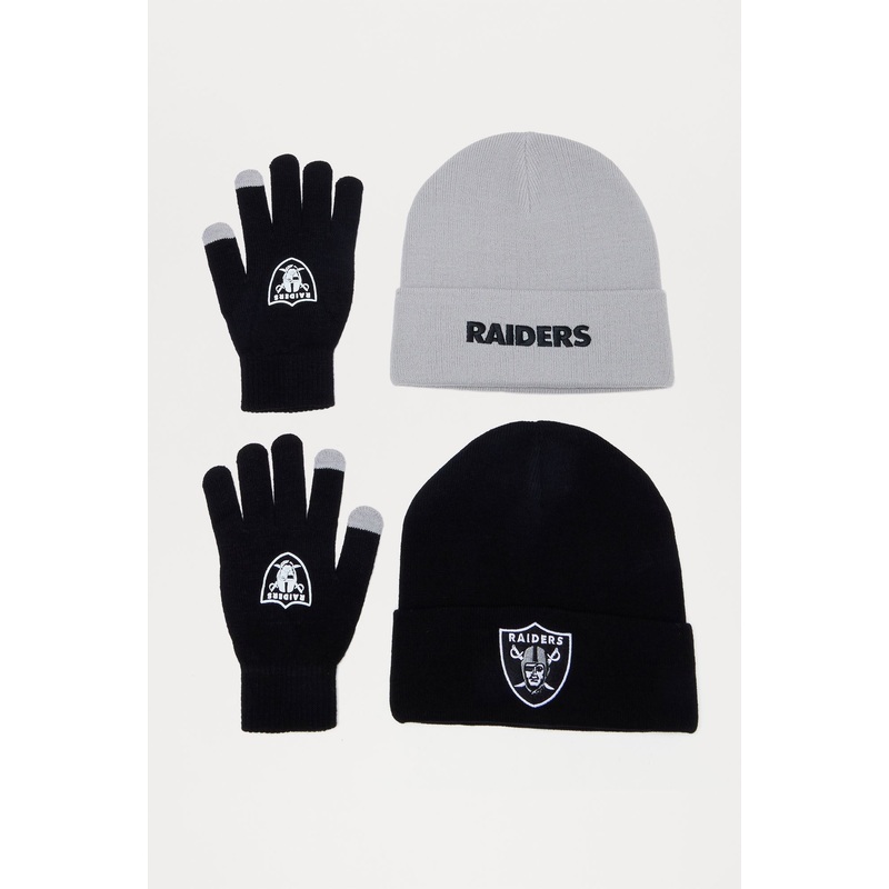 Classic Las Vegas Raiders Beanie 2 Pack – Black/combo