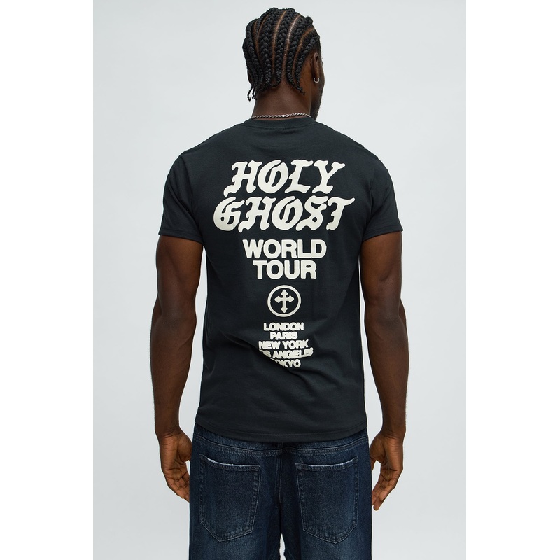 Holy Ghost World Tour Short Sleeve Tee – Black