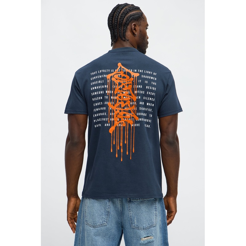 True Loyalty Short Sleeve Tee – Navy