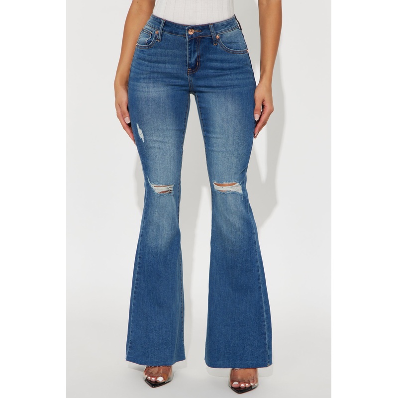 Best Stretch Low Rise Bell Bottom Jean – Dark Wash