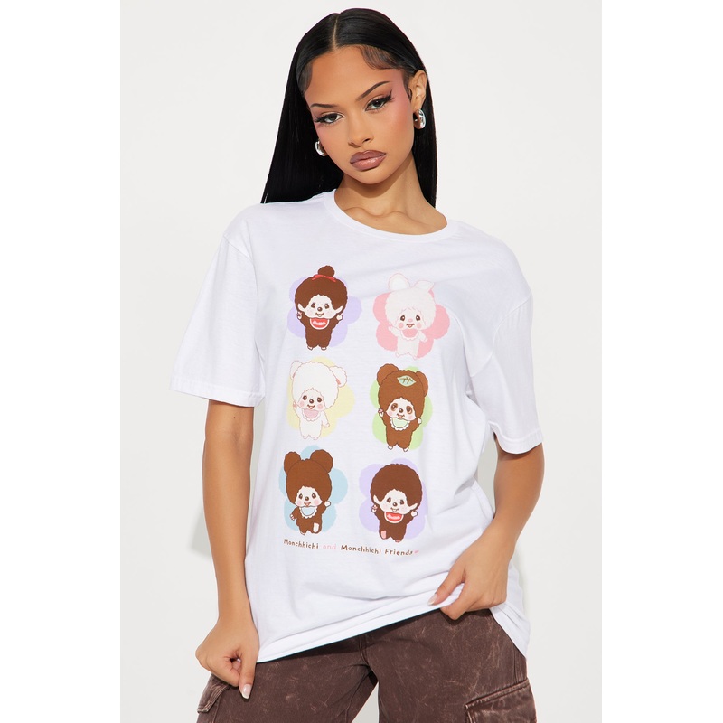 Monchhichi Friends Tee – White