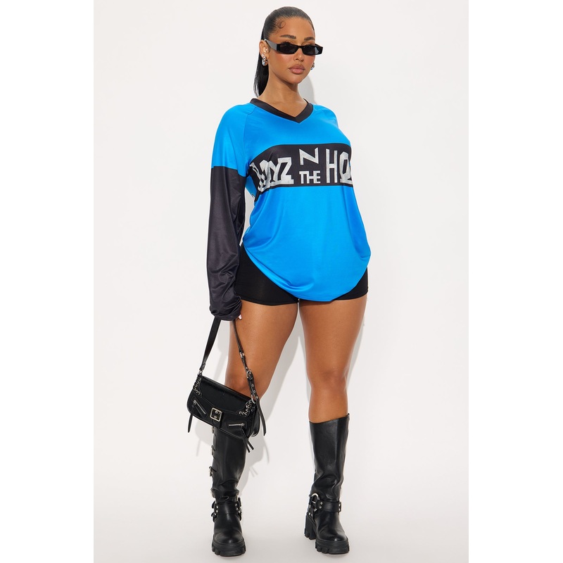 Boyz N The Hood Long Sleeve Jersey – Blue