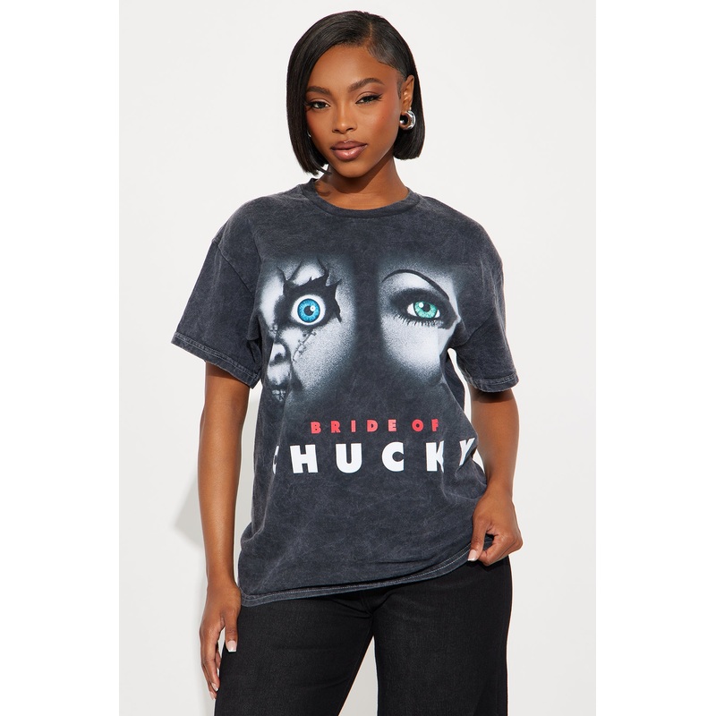 Bride Of Chucky Washed Tee – Black