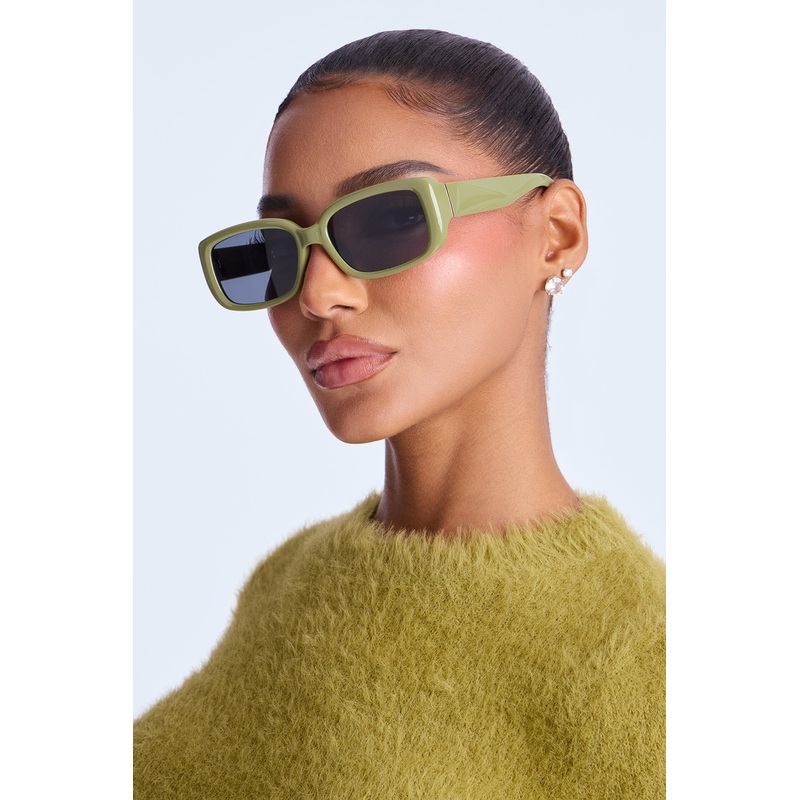 Vermont Field Square Sunglasses – Green