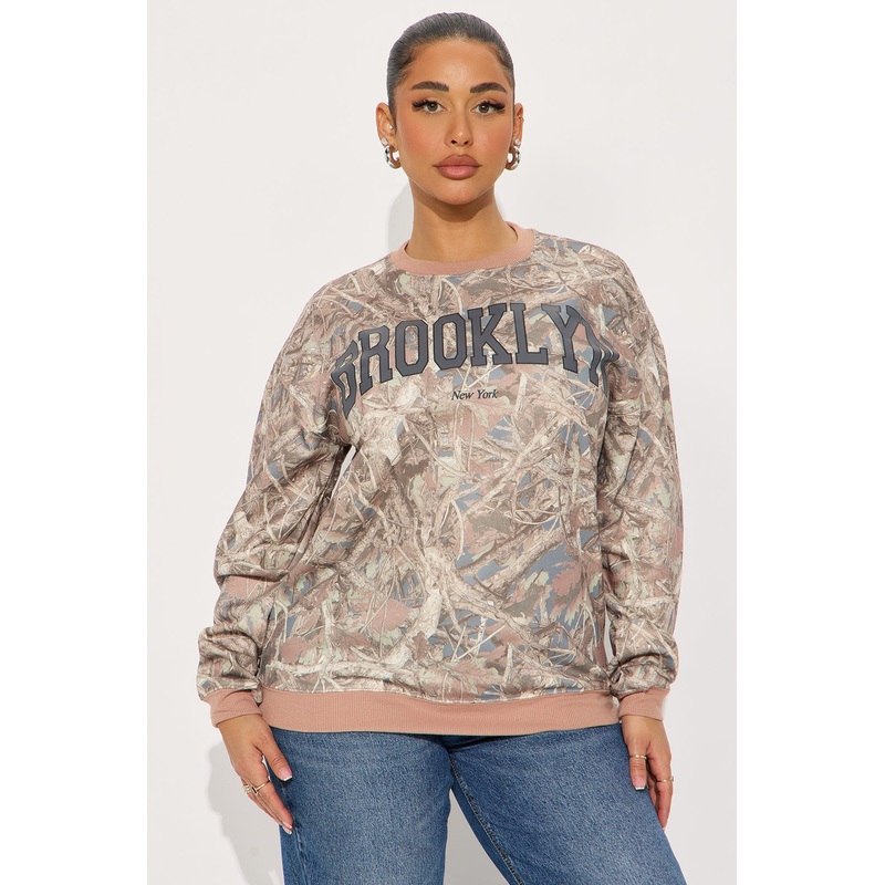 Brooklyn Camo Crew Sweatshirt – Camouflage